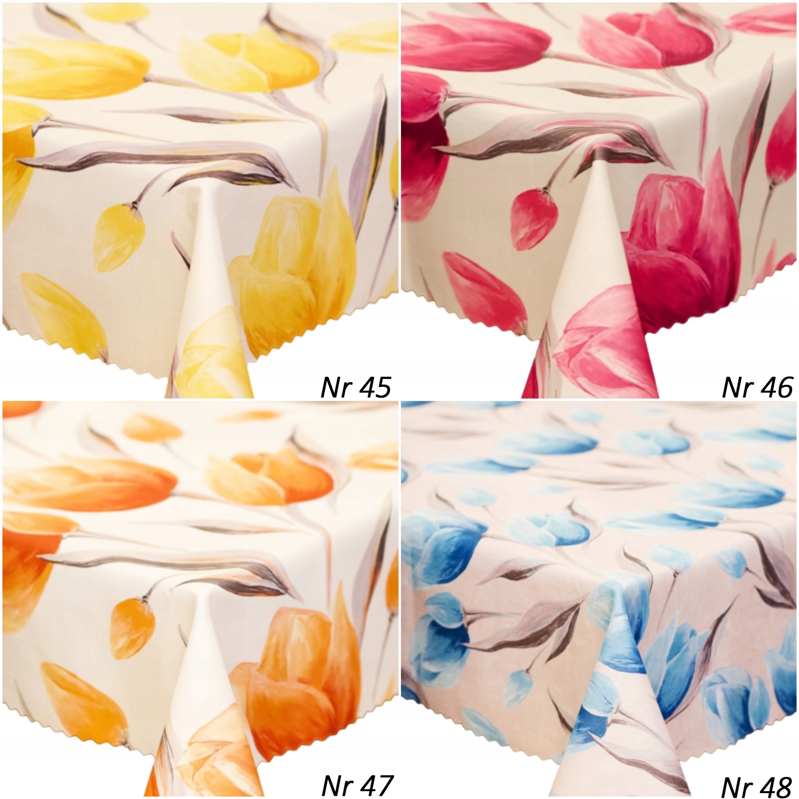 OBRUS PLAMOODPORNY 120x160 POLSKI RÓŹNE WZORY Nr Waga produktu z opakowaniem jednostkowym 0.4 kg