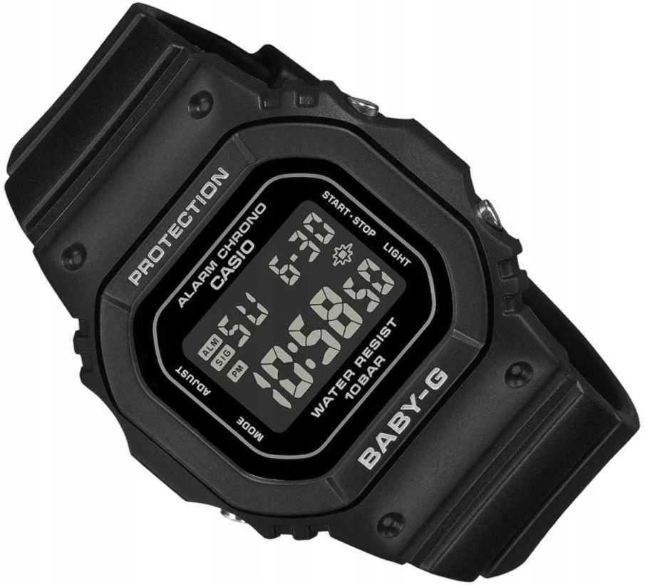 Sportovní Hodinky Casio Baby-g BGD-565U-1ER Dámské Černé Kostky G-shock