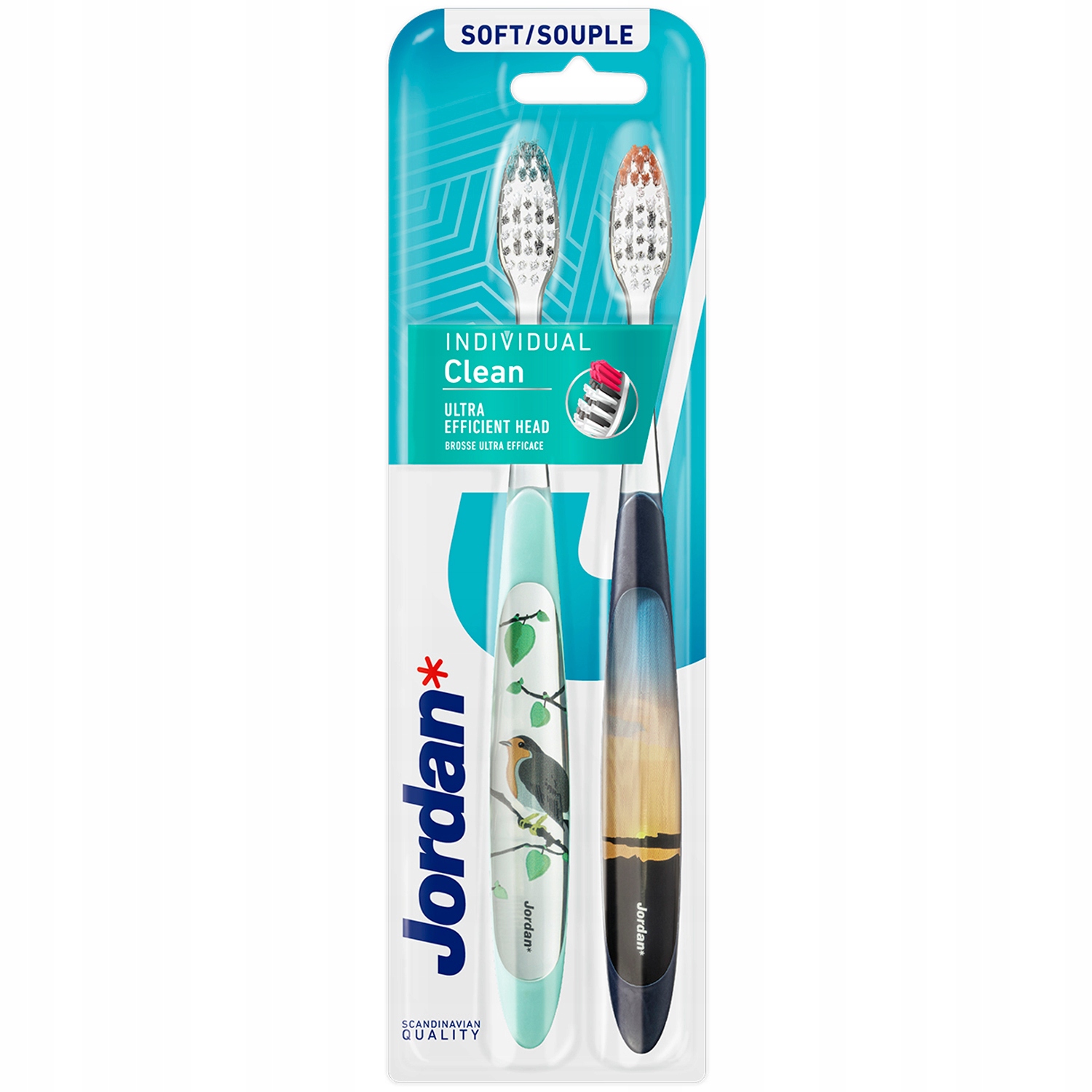 

Jordan szczoteczka Individual Clean Miękka 2-pack