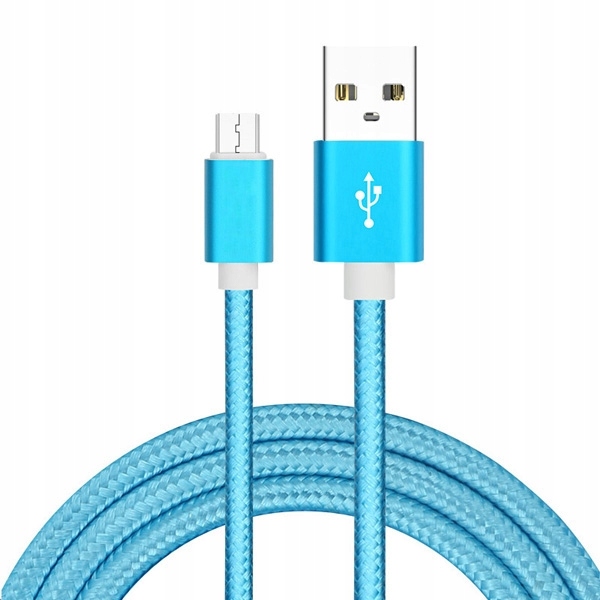 

Kabel Micro Usb Nylon Oplot Przewód Ładowarka 1,5M