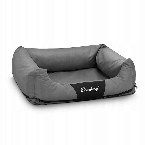 Levně Pelíšek Bimbay šedé obdélníkové 1 cm x 1 cm