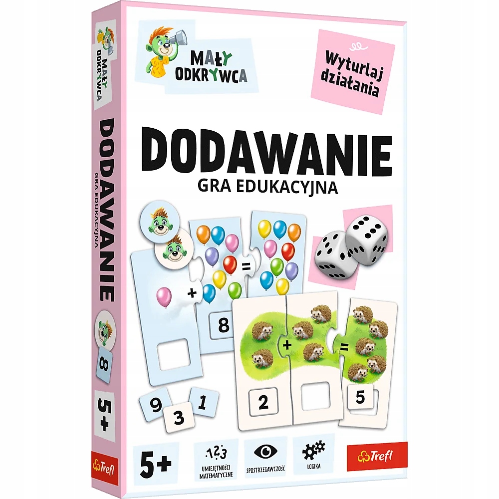 Trefl Gra Mały Odkrywca Dodawanie Edukacyjna 08205