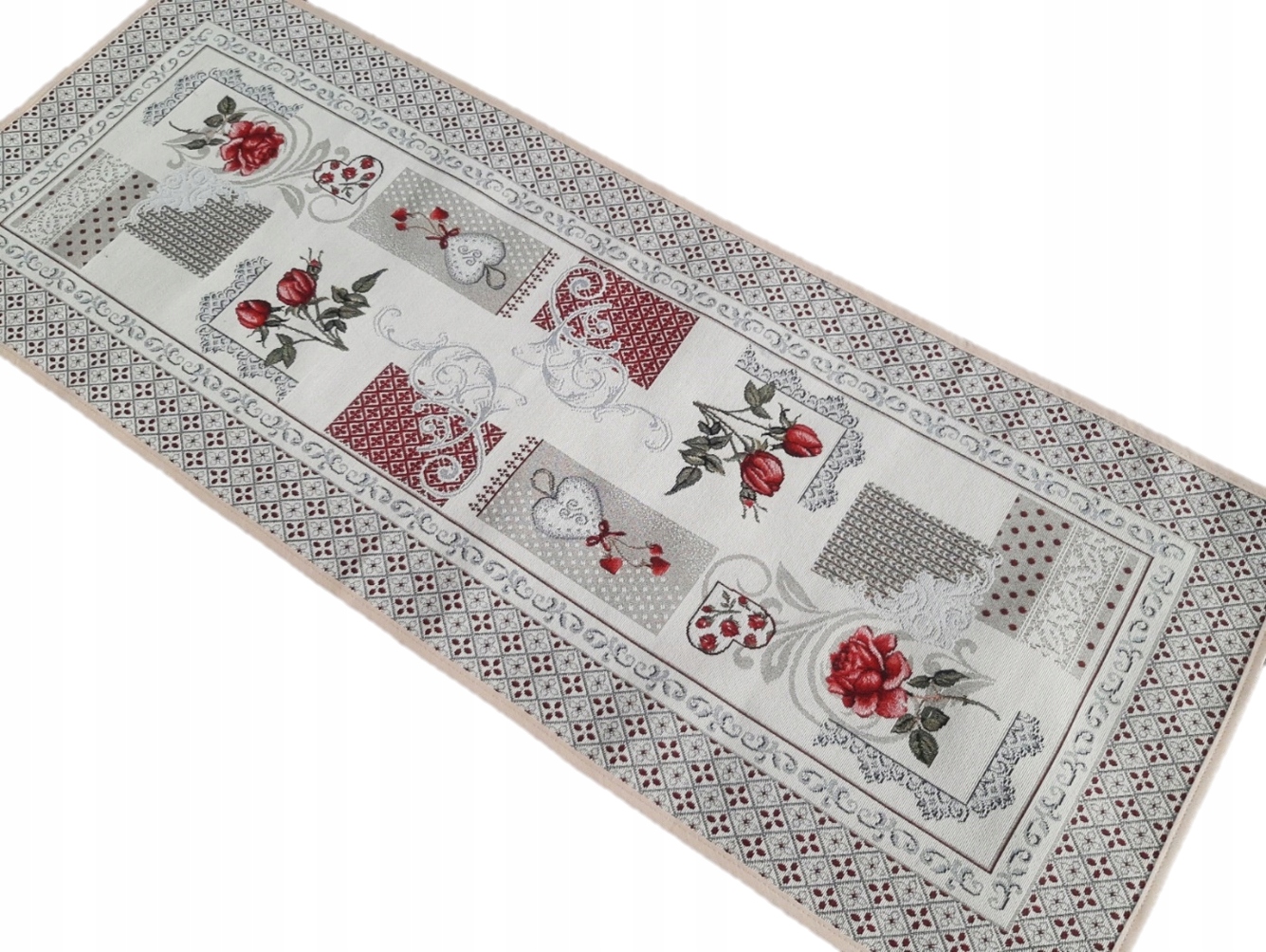 

Bieżnik Patchwork Róże Duży Wybór 40x100 cm 330