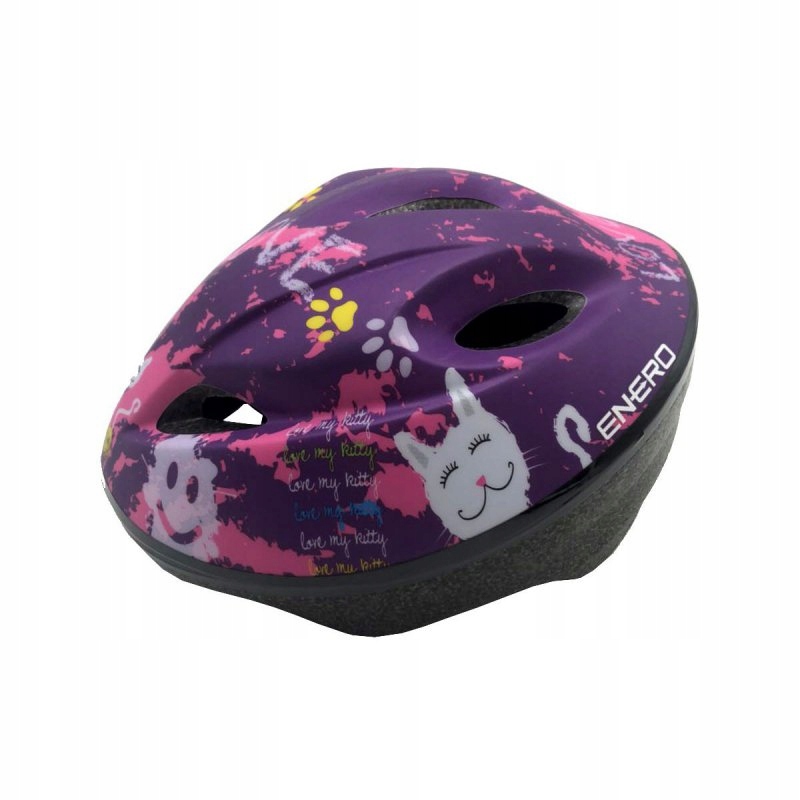 Kask Rowerowy Dziecięcy Love Kitty R.S 47-49Cm