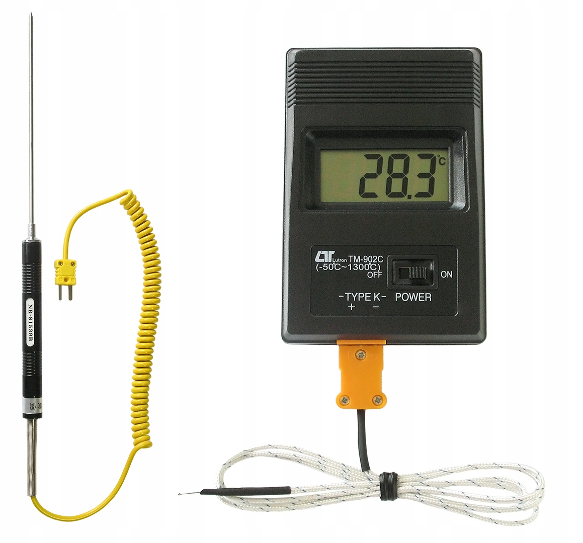Teploměr TM902C Potravinářský Senzor Na Maso A Víno, Dlouhý Bajonet