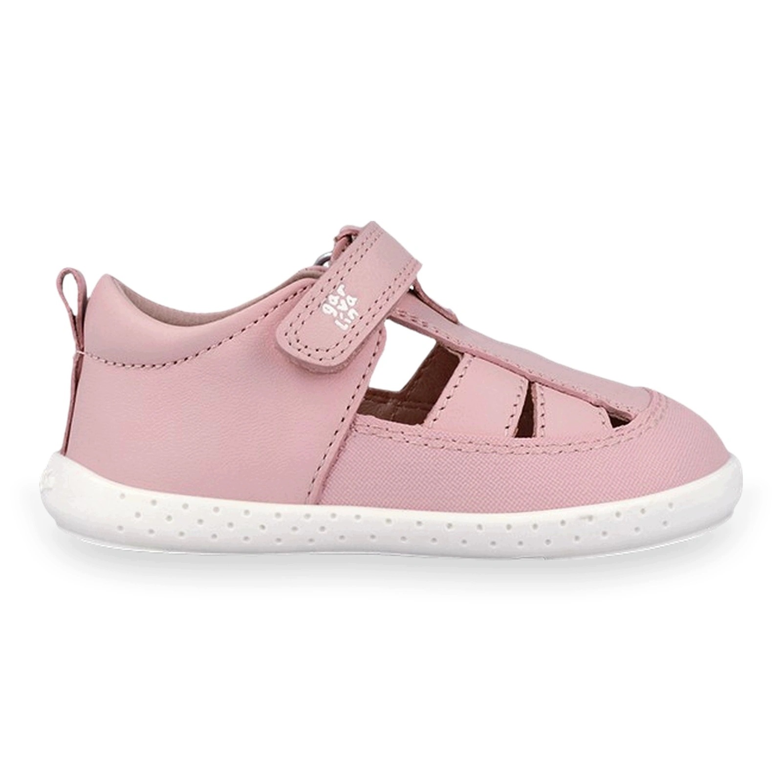 Sandały barefoot skórzane dziecięce dziewczęce Garvalin Sauvage Rosa 23