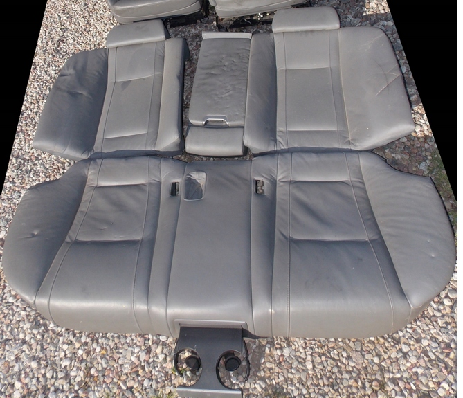 BMW E65 KANAPA OPARCIE SZARA GRZANIE MAXWYPAS