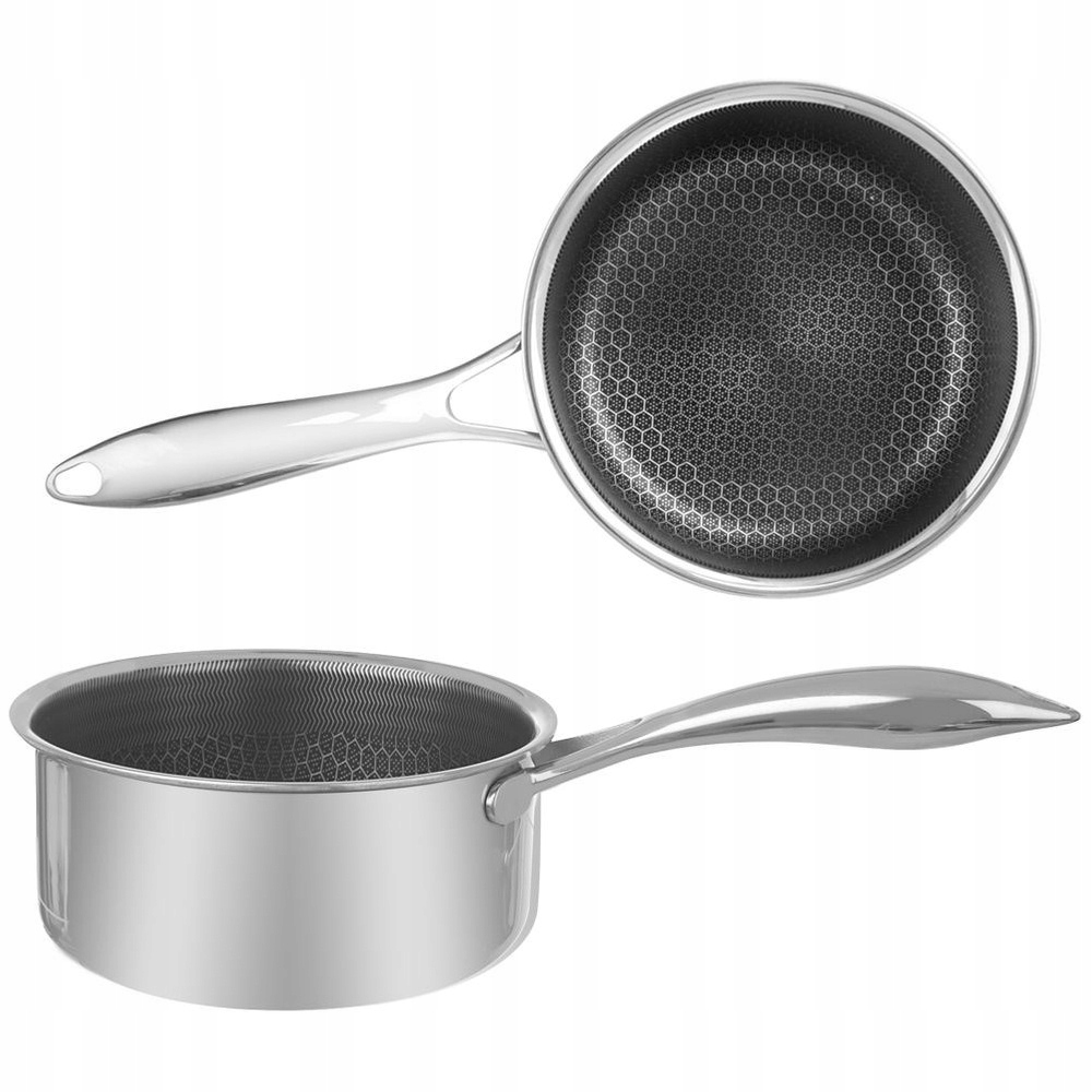 Rajnica Oceľový Nerezový Indukcia Nepriľnavý 16 CM 1,5 L