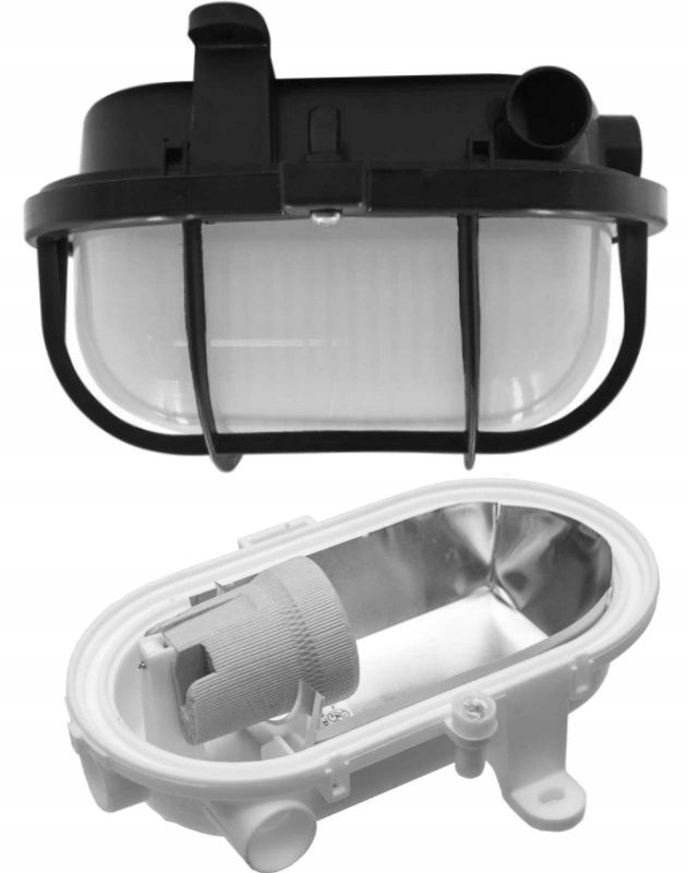 

Lampa Oprawa Kanałowa Piwniczna Oval E27 IP44 IK10