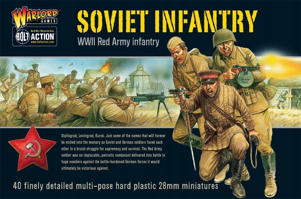 BOLT ACTION Soviet Infantry