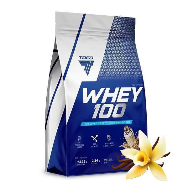 Trec Whey 100 700 g Doplněk Stravy Bílkoviny Na Hmotu Wpc