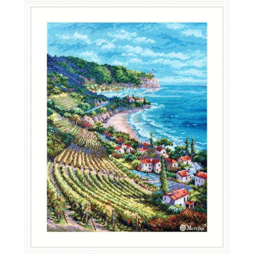 Křížková výšivka počítaná sada (kanva, mulina)