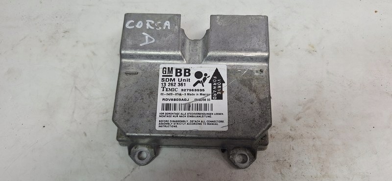 module SENSOR airbag OPEL CORSA D 13262361