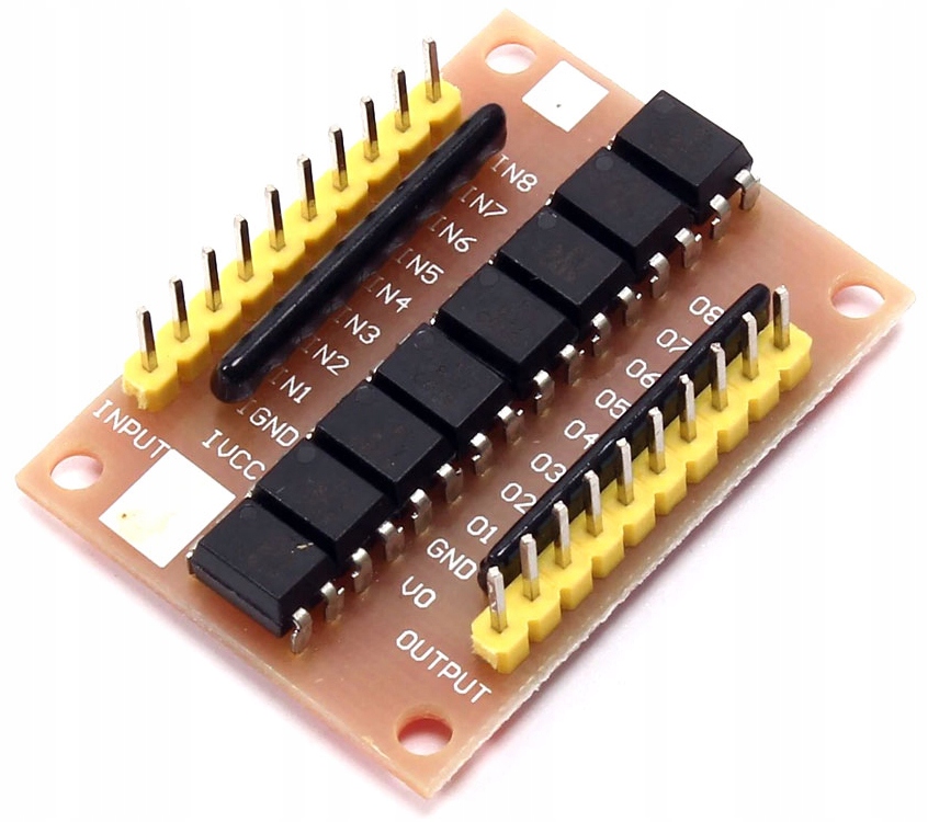 Moduł 8 kanałowego optoizolatora EL817 galwaniczna