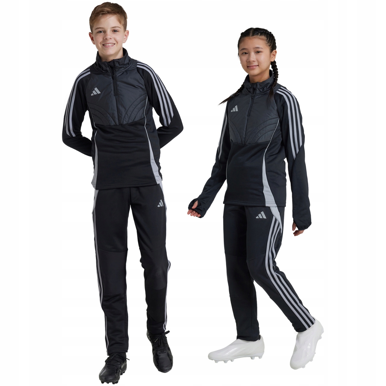 Spodnie dla dzieci adidas Tiro 24 Winterized czarne IM9975 Rozmiar 140cm
