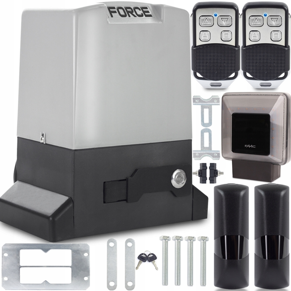

Zestaw Napęd Do Bram Force 760 2xPILOT Lampa Xled