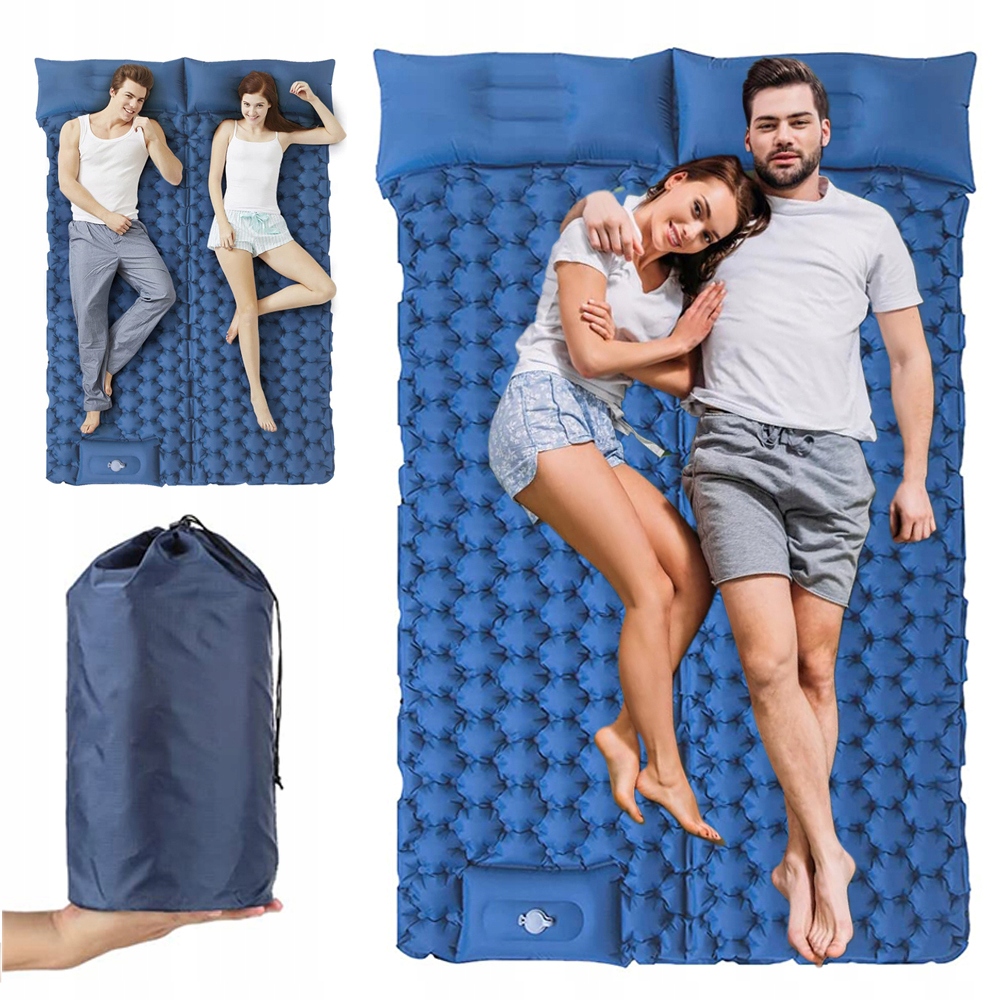 Matrace Turistická Nafukovací Samonafukovací 200X120 CM Pro 2 Osoby