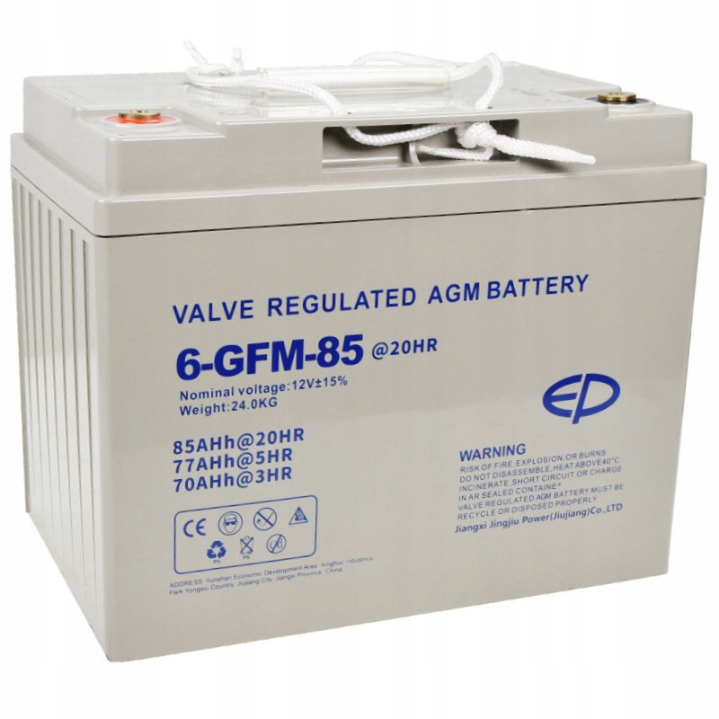 Gelová Baterie Elektrický Vozík Hangcha CBD15-A2MC1 12V 85Ah 6-GFM-85