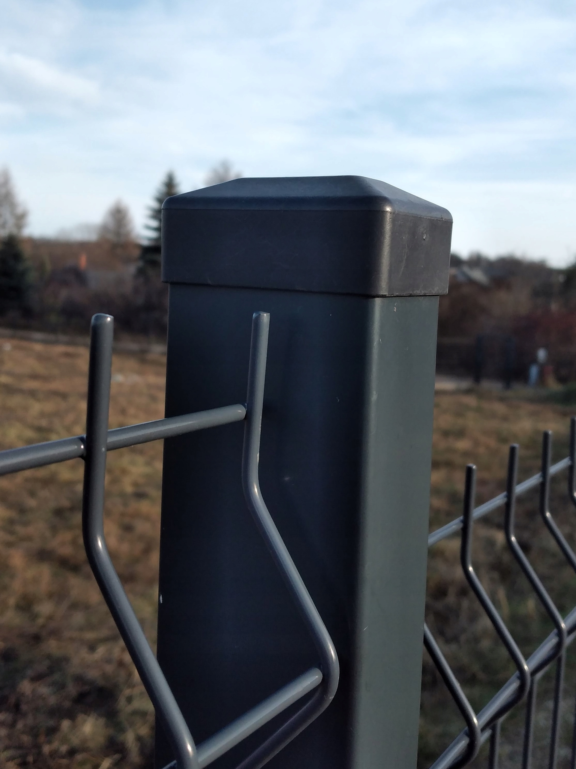 Zaślepka daszek słupek profil 60x40 10SZT BRĄZOWE Kod producenta ZEST_6040zew_brąz_X10