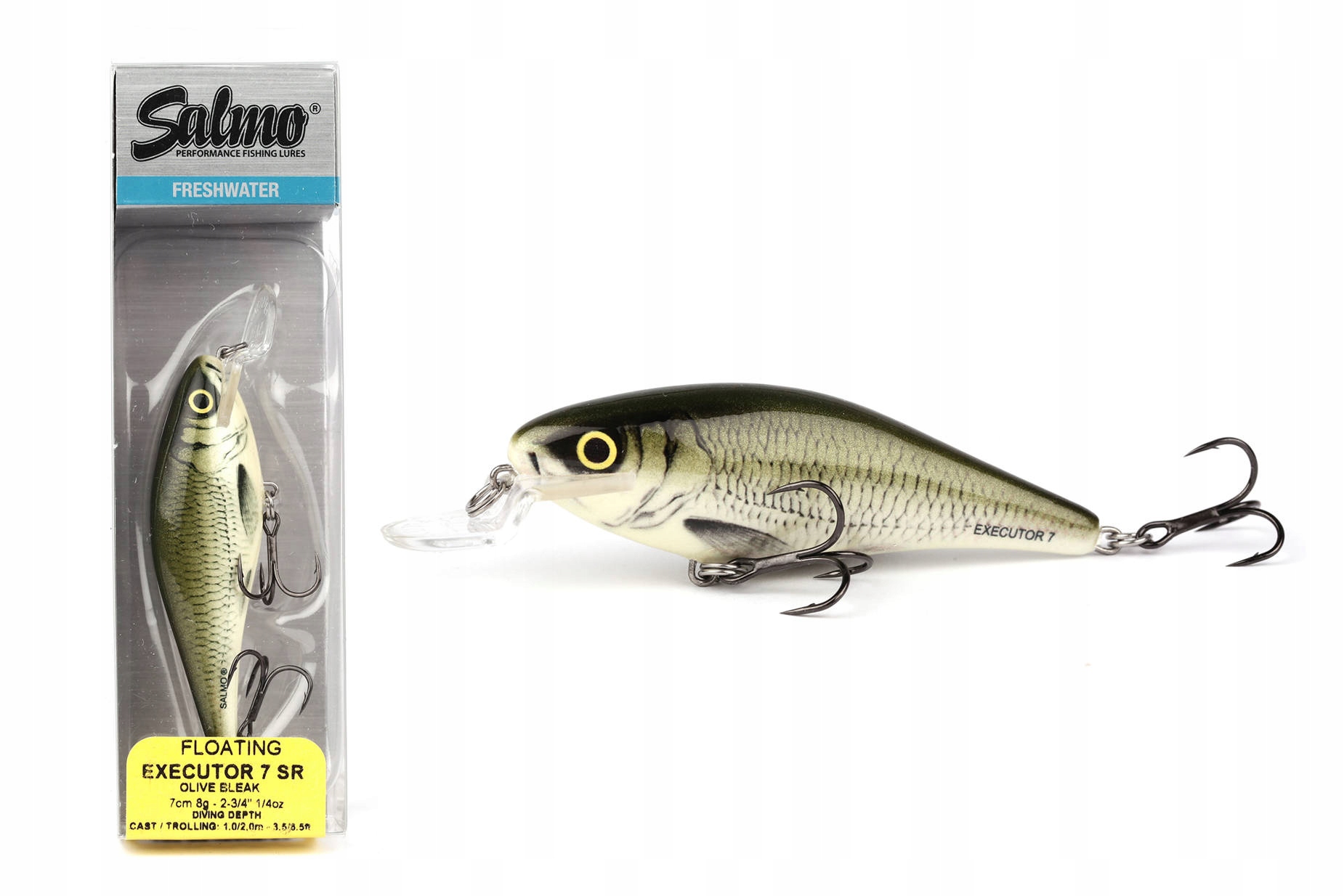 Wobler Salmo Executor F 9cm-OLIVE Bleak