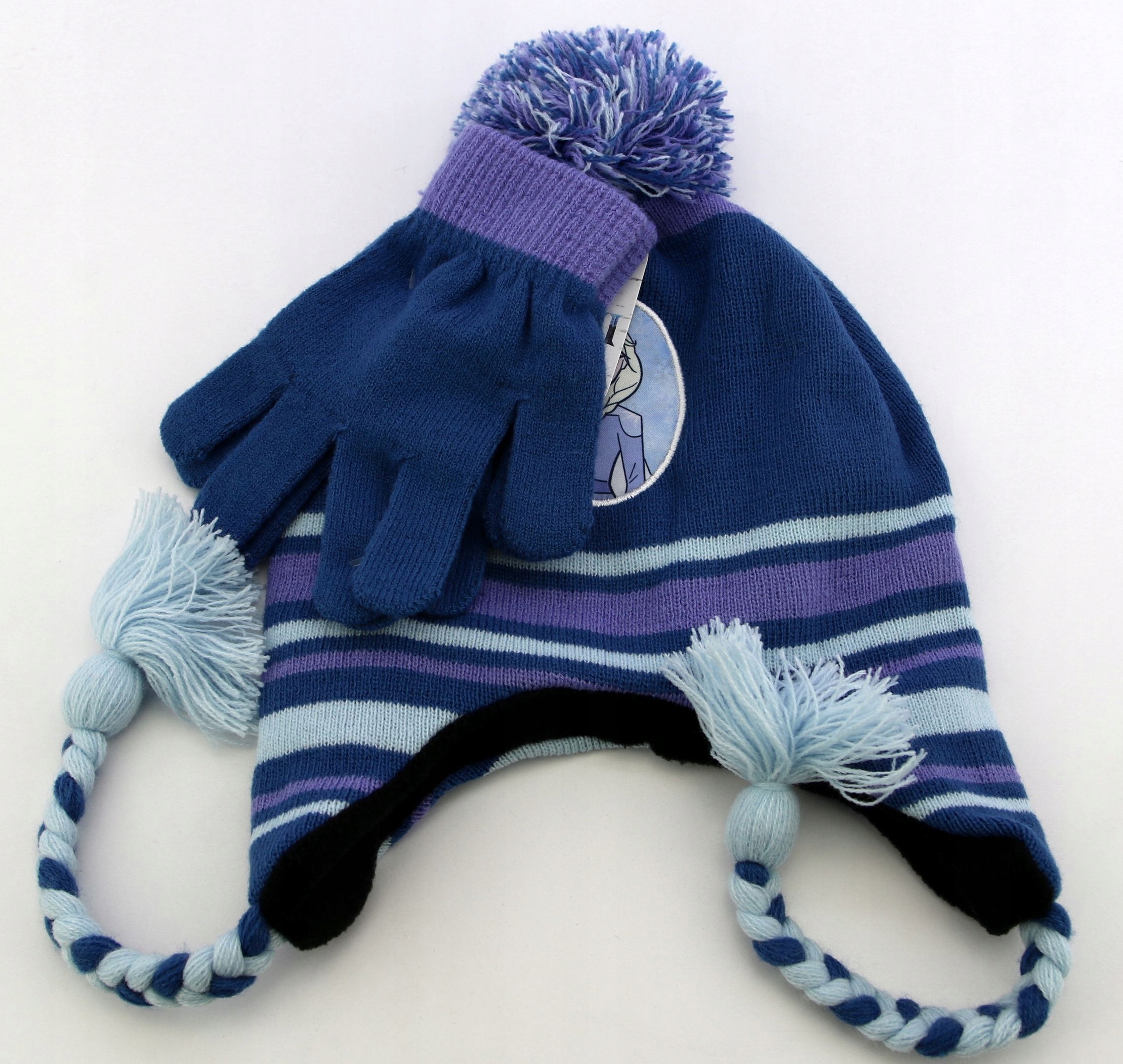 DISNEY Frozen Kraina Lodu Czapka Zimowa Rękawiczki Wiek dziecka 4 lata +