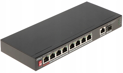 Switch POE PFS3110-8ET1GT1GF-96 8-portowy SFP Dahua