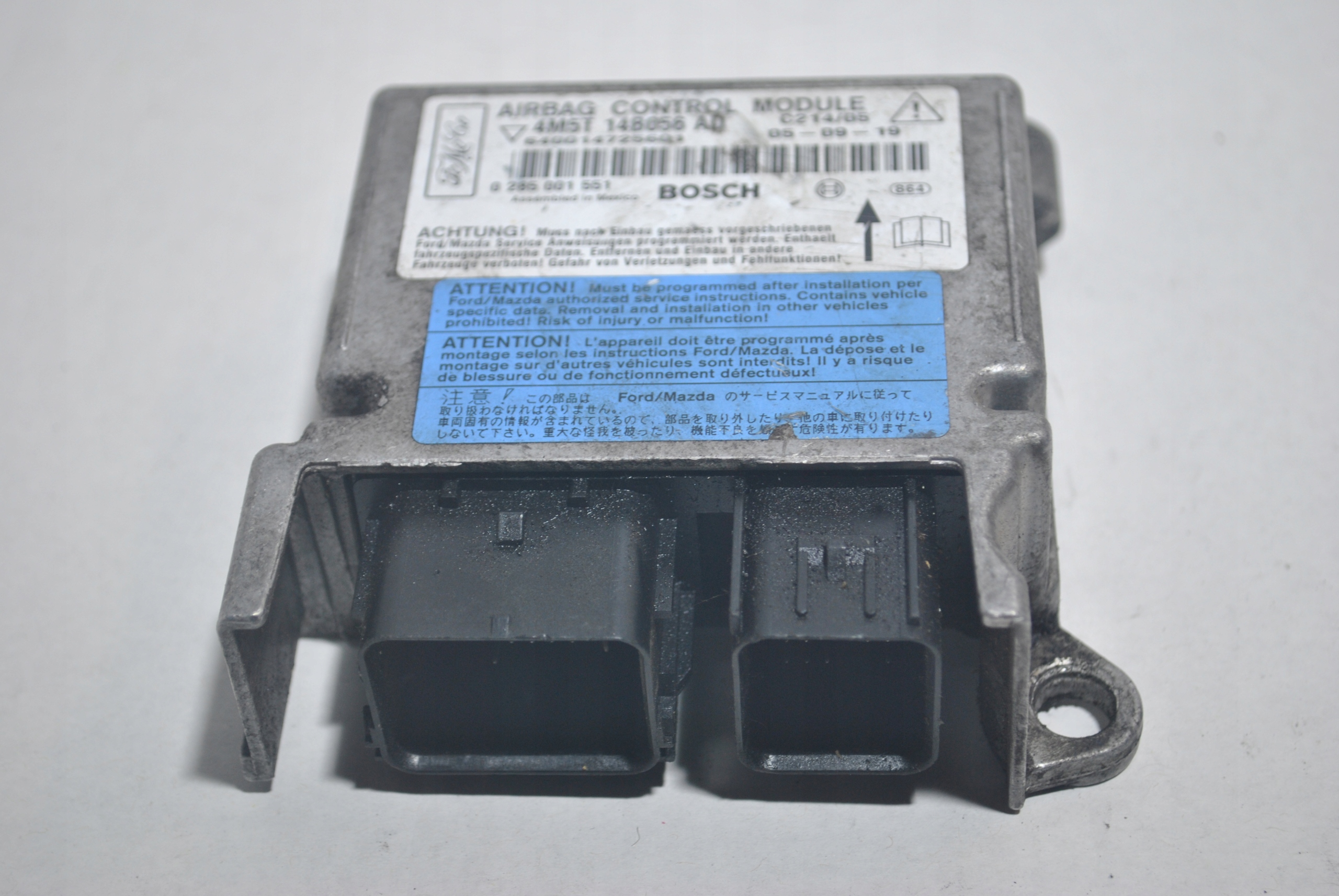 SENSOR MODUŁ AIRBAG FORD C-MAX 4M5T14B056AD Typ samochodu Samochody osobowe