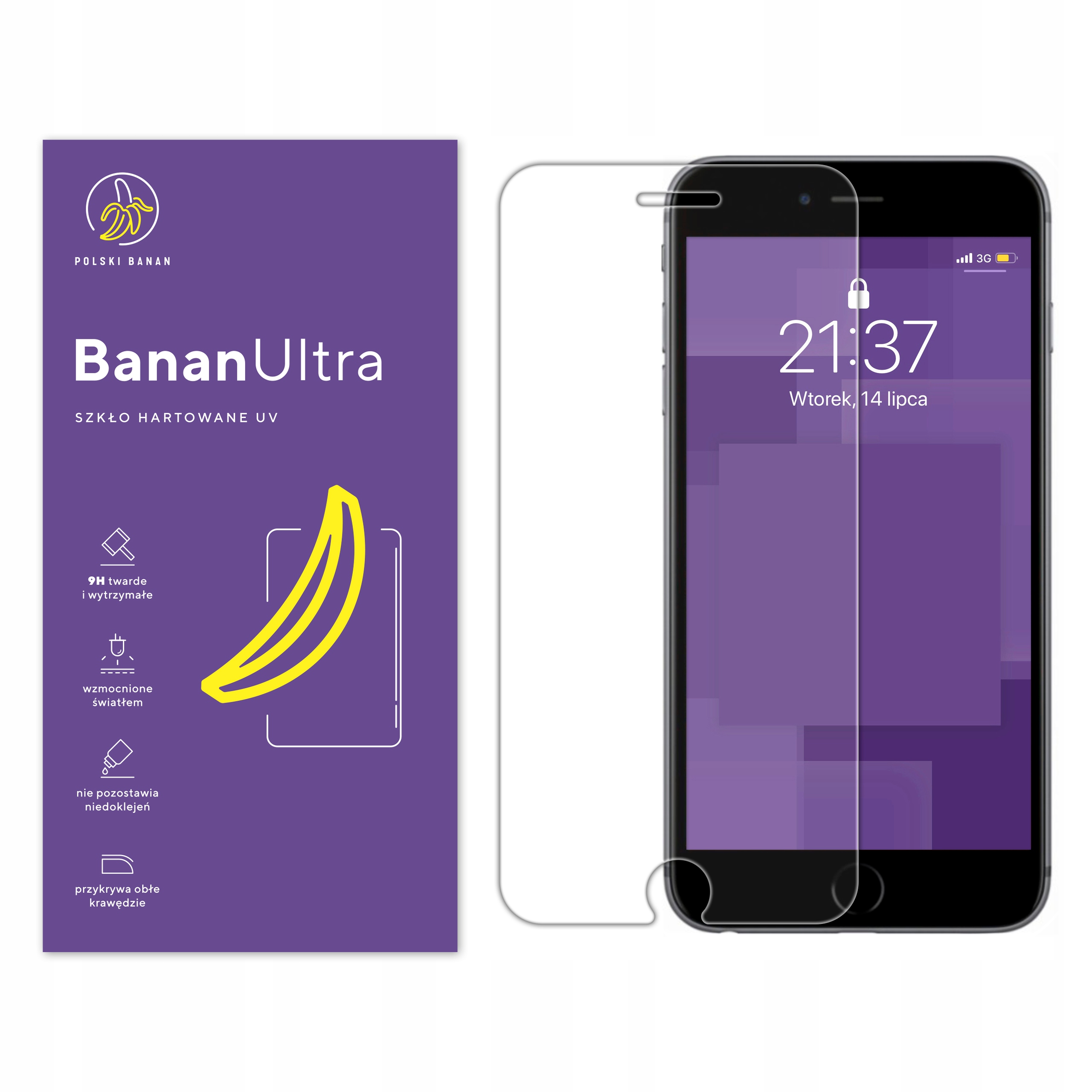 

Szkło Hartowane Uv do iPhone 6 Plus / 6s Plus