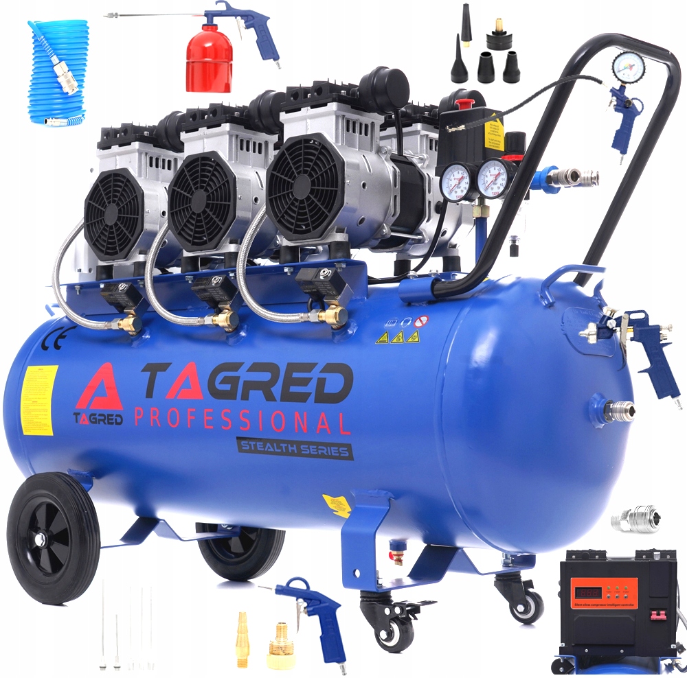

Mocny Kompresor Bezolejowy 100L 4500W 6T 18W1
