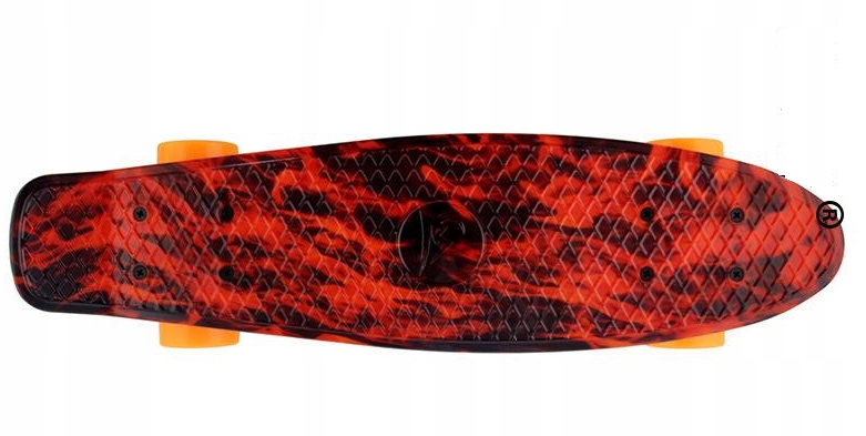 FISZKA DESKOROLKA DESKA FISHBOARD ŚWIECĄCE KOŁA 56 Model 45