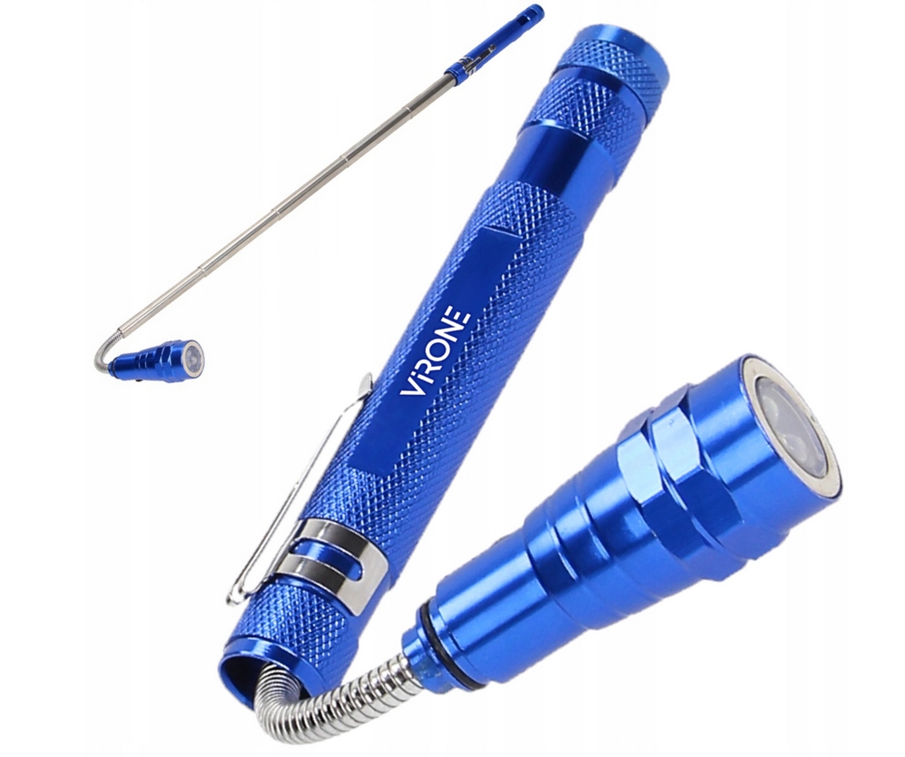 

Latarka teleskopowa 17-57cm 3LED 4xLR44 magnes