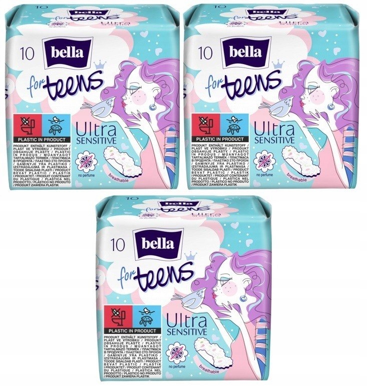 

Podpaski Higieniczne Bella For Teens zapas 30szt.