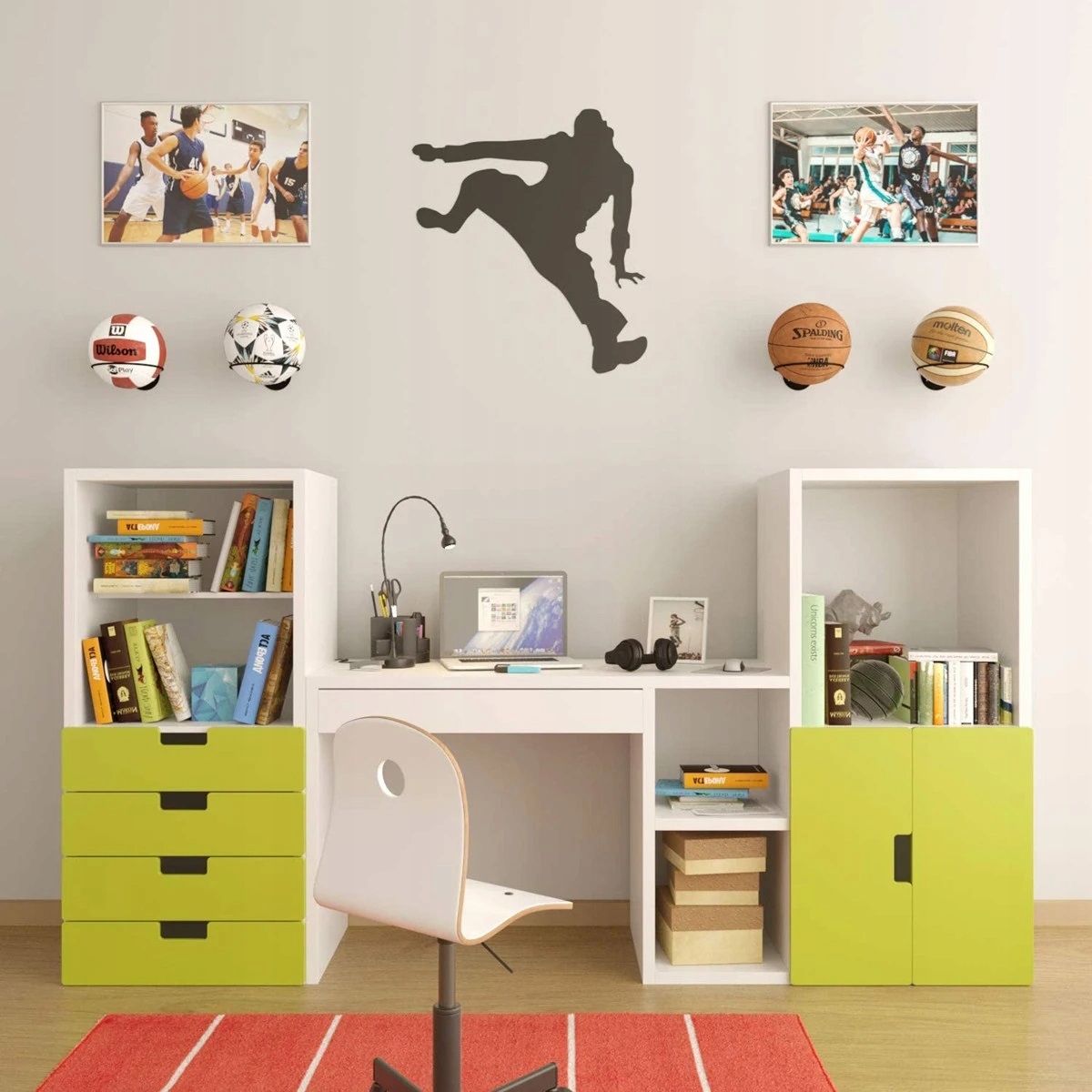 AKASZTÓ FALI LABDA TARTÓ SISAK SAPKA VIRÁGTARTÓ LABDA ÁLLVÁNY Kollekció wieszak metalowy