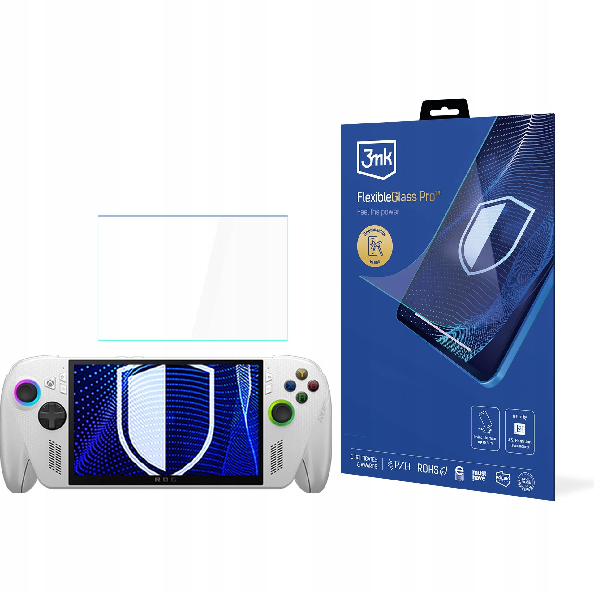 Szkło na ekran konsoli do Rog Xbox Ally Ally X 3mk FlexibleGlass Pro