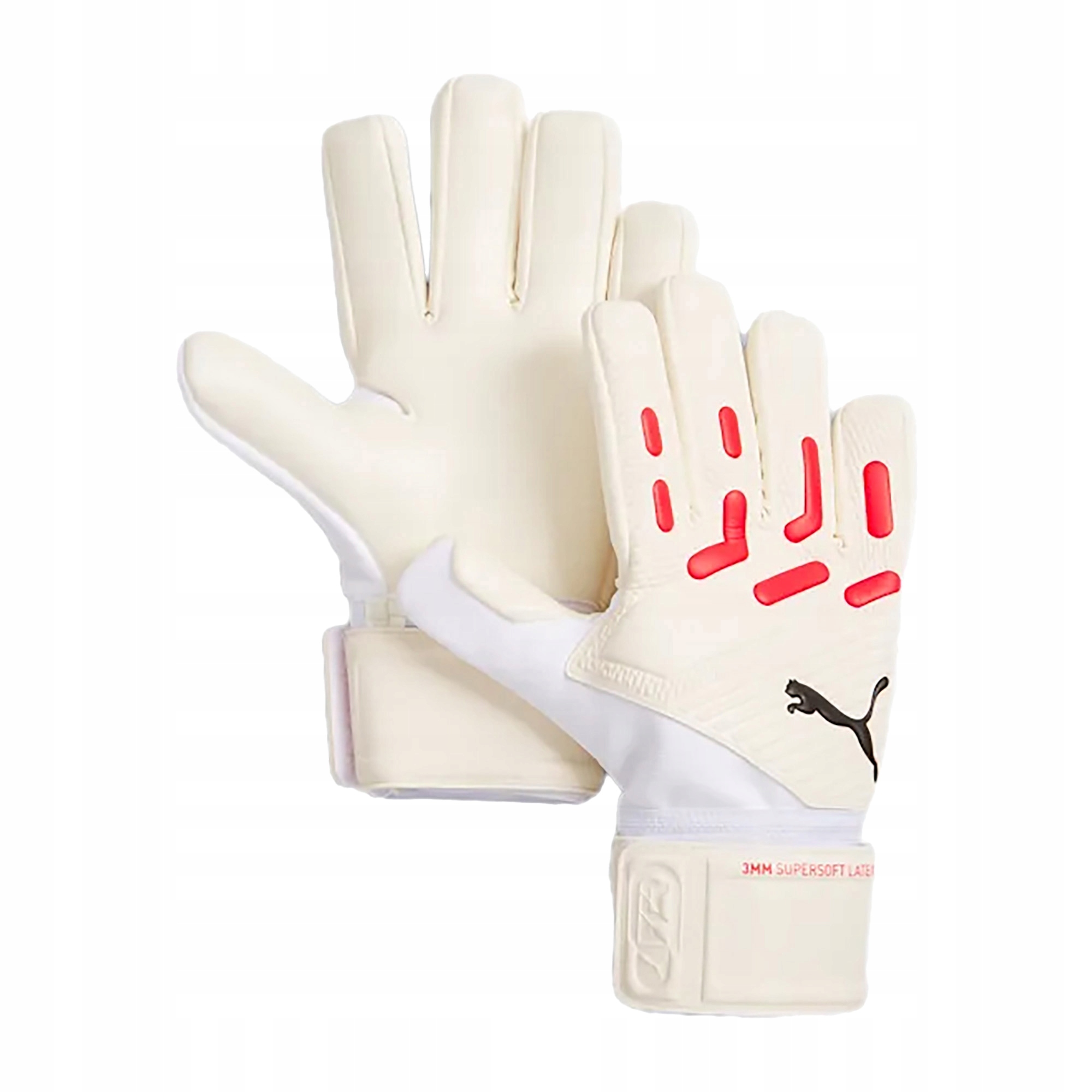 Brankářské rukavice Puma Future Match Nc White-Fire Orchid Velikost 4