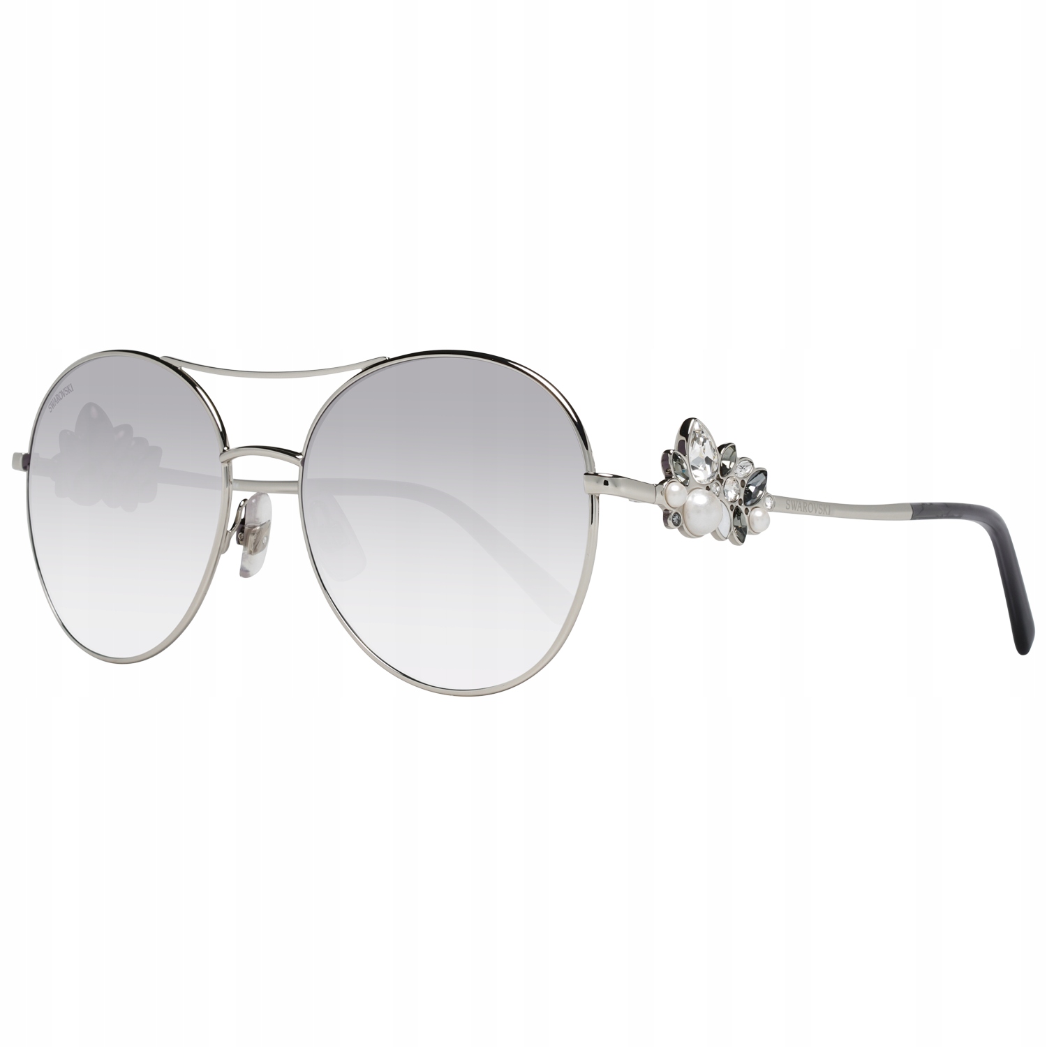 

Okulary damskie Swarovski SK0278 Gradalne Srebrne
