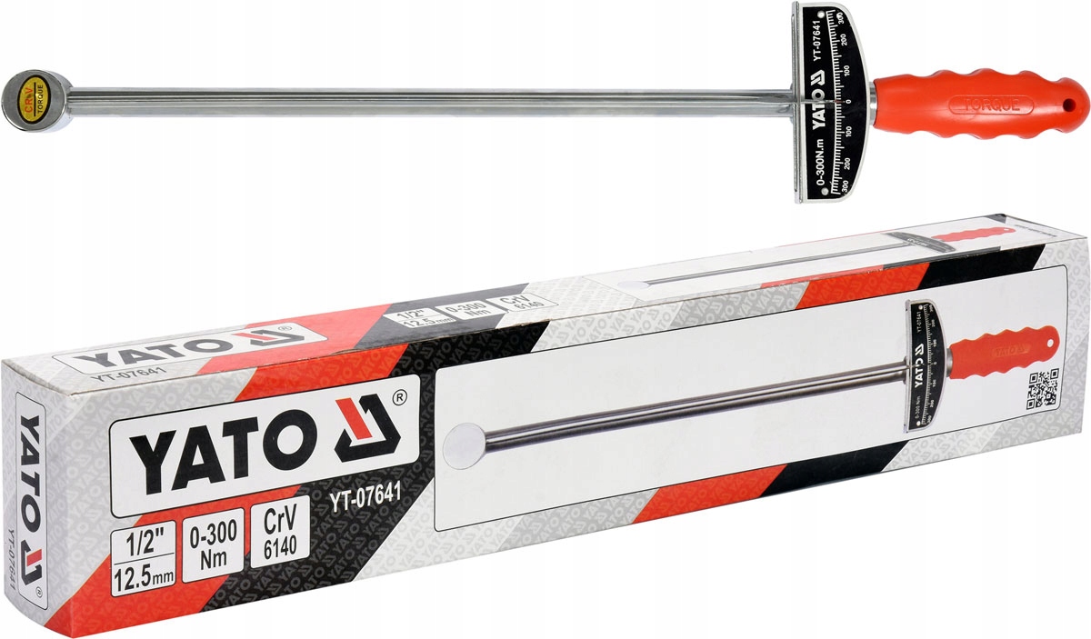 

Klucz Dynamometryczny Wychylny 1/2 0-300Nm Yato