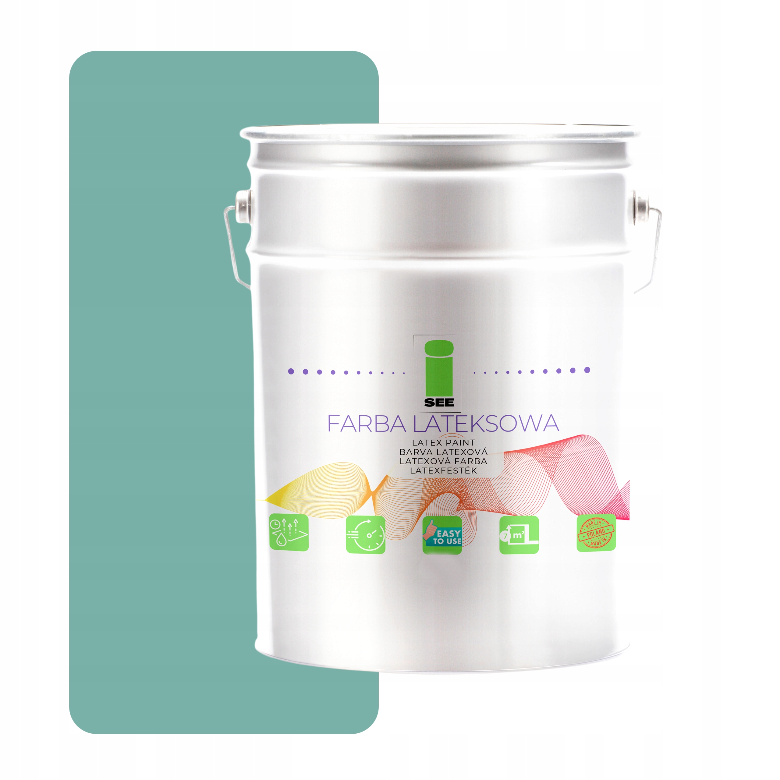 Latexová Farba Na Steny 10 L I See Hypoalergénna Zelená Pastelová