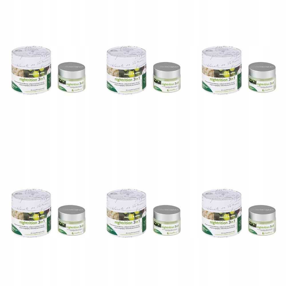 Mastic-Spa Nightrition 3v1 Noční krém proti vráskám sada 6 ks