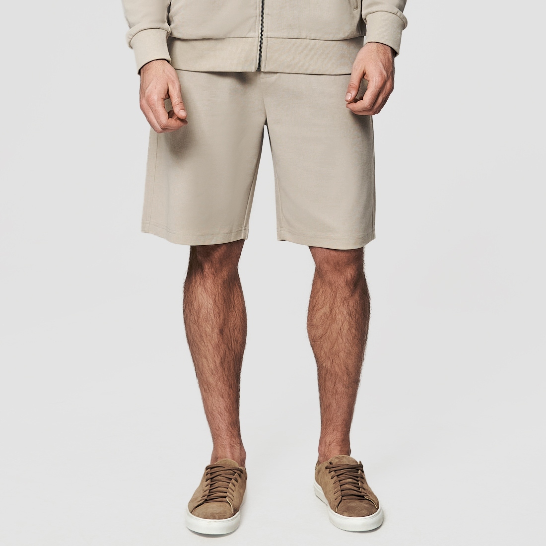 Béžové pánské teplákové kraťasy Pako Lorente vel M