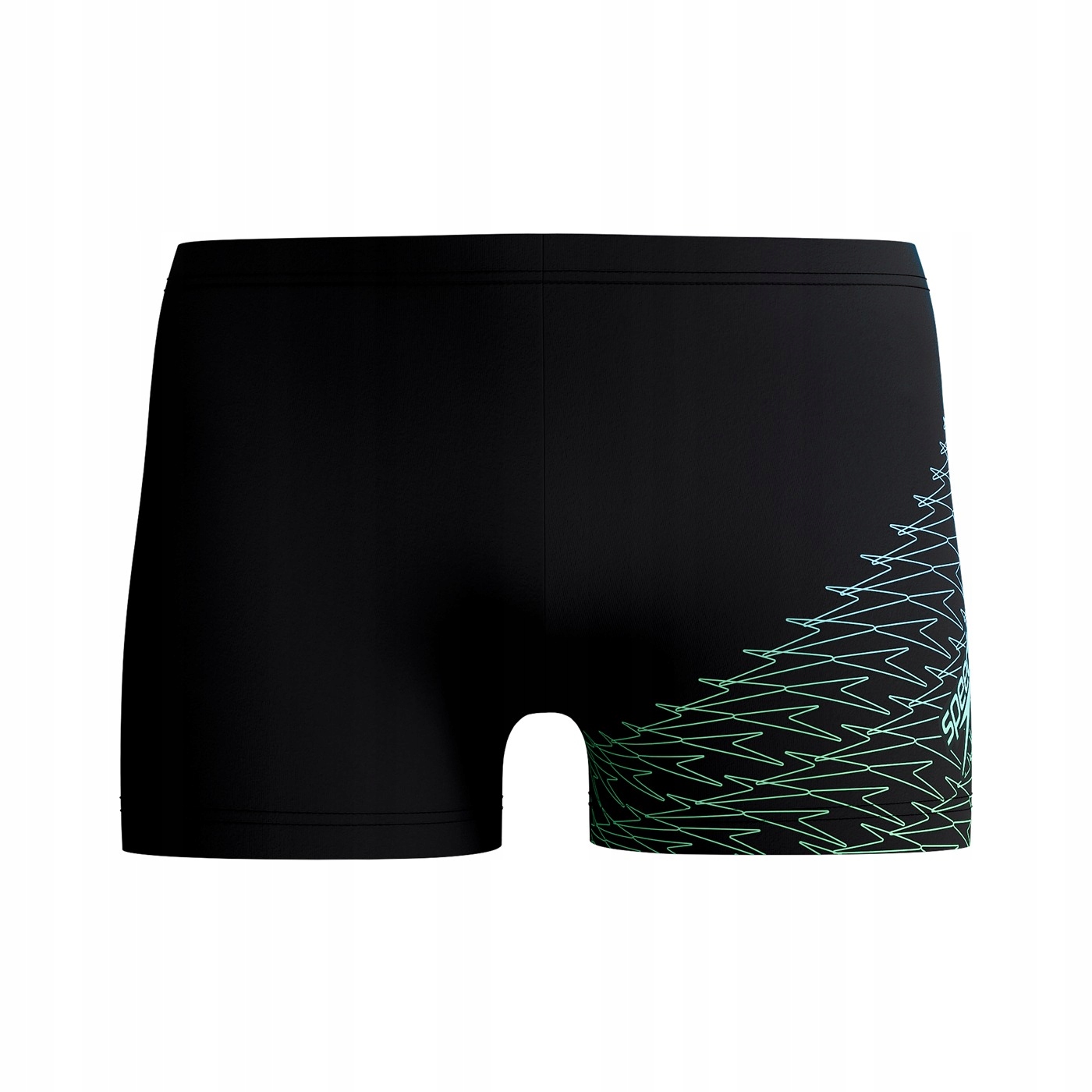 Pánské plavecké boxerky Speedo Medley Logo Aquashort černá/alfa zelená