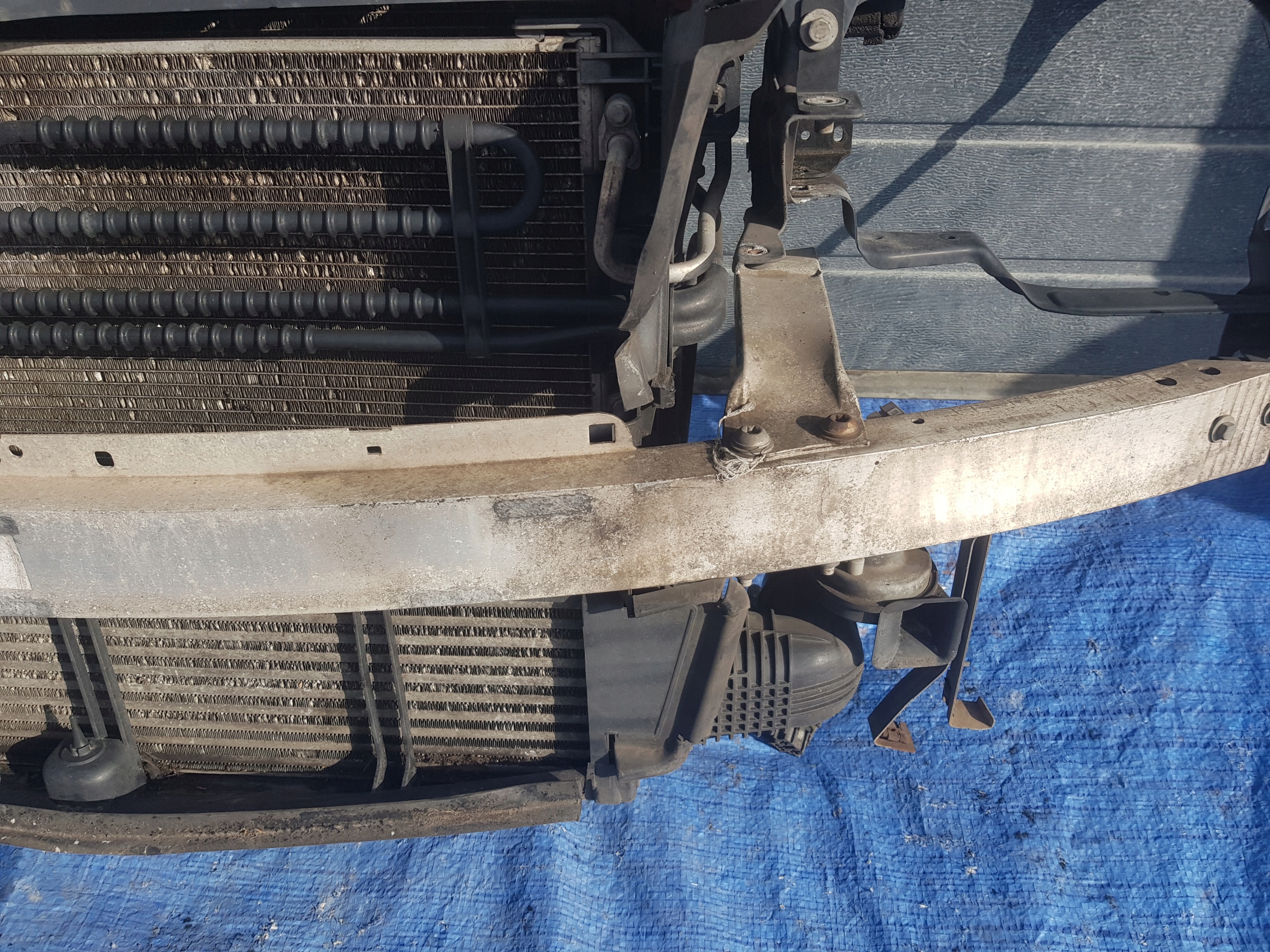 support panel for radiators radiator MERCEDES W204 2.2 CDI 651 MANUAL
