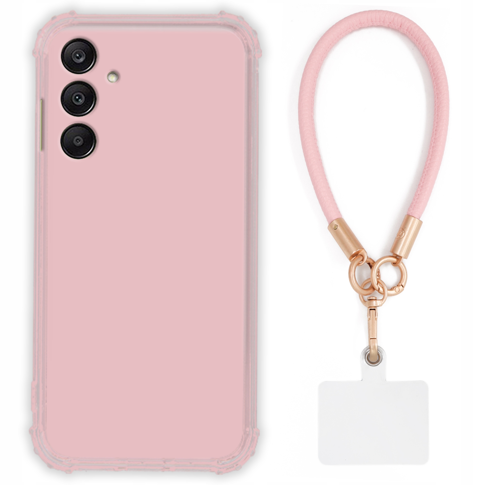 Pouzdro Pro Samsung A26 5G Case Antishock Pinky Růžové vodítko Odolné