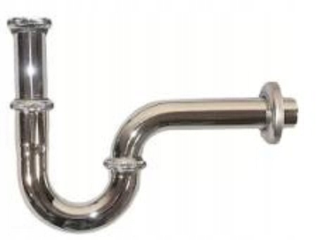 Kovový Trubkový Sifon Bez Kalichu