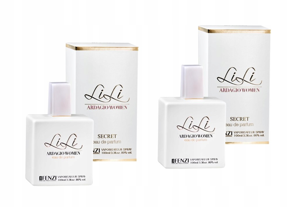 JFenzi Lili Ardagio Women Secret 2x100ml Edp Set