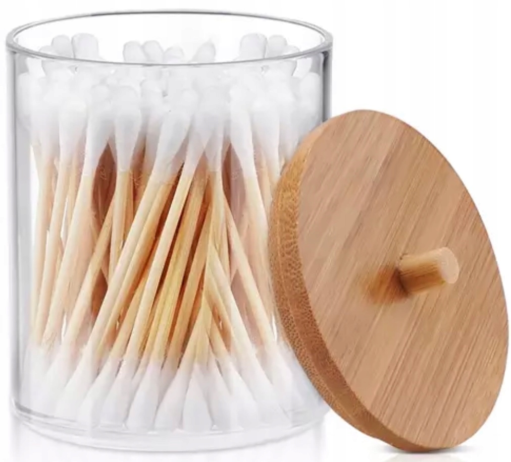 POJEMNIK NA WACIKI PATYCZKI KOSMETYCZNE DO USZU Cechy dodatkowe pokrywa (wieko)