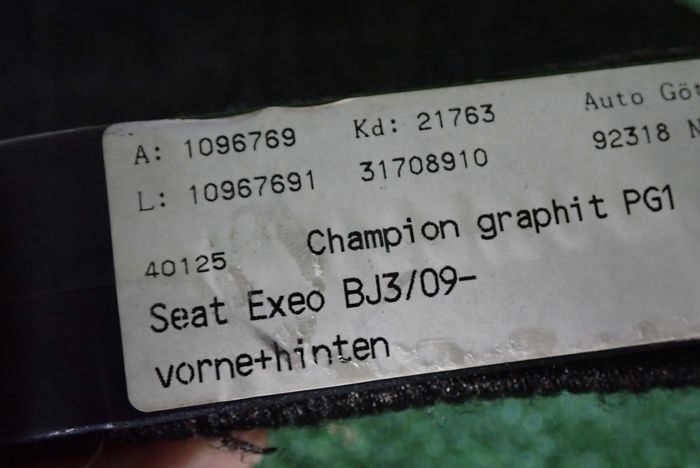 SEAT EXEO mats samochodowe kpl