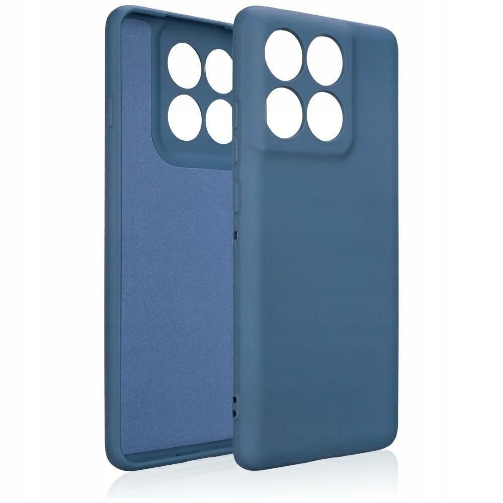 Etui Beline Silicone do Motorola Edge 60 Pro niebieski