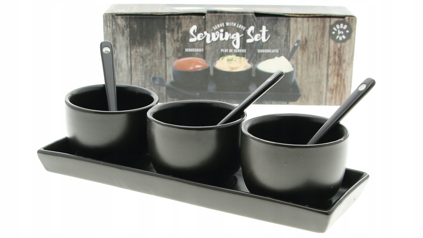 MISECZKI DO DIPÓW SOSÓW PRZEKĄSEK PRZYSTAWEK 3SZT. EAN (GTIN) 8712442680635