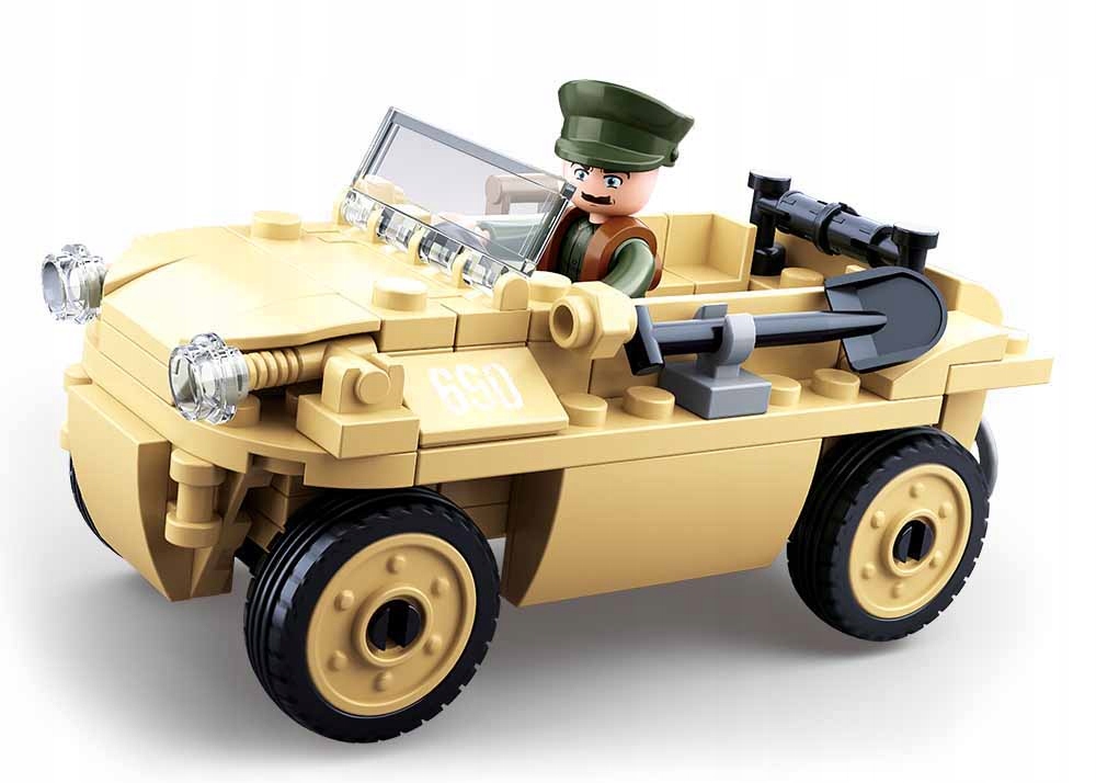 

Klocki Sluban Amfibia Jeep Wojsko